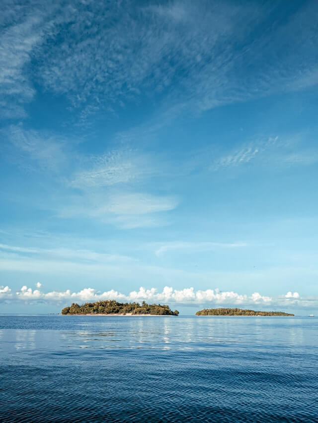 Baa Atoll island in Maldives