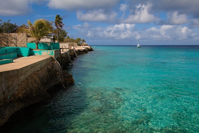 a view of the ocean in Bonaire