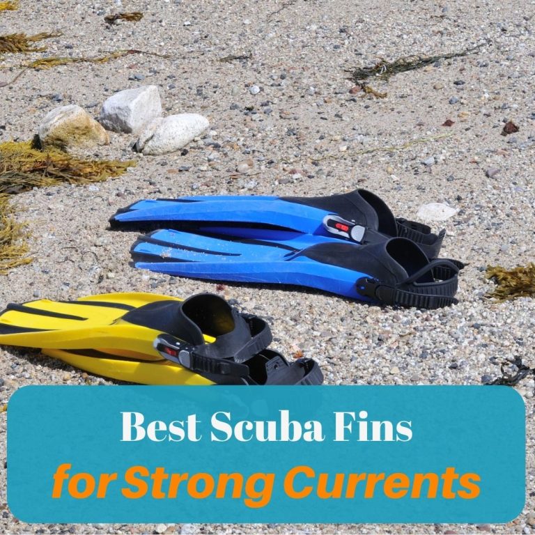 image featuring two scuba fins for strong currents